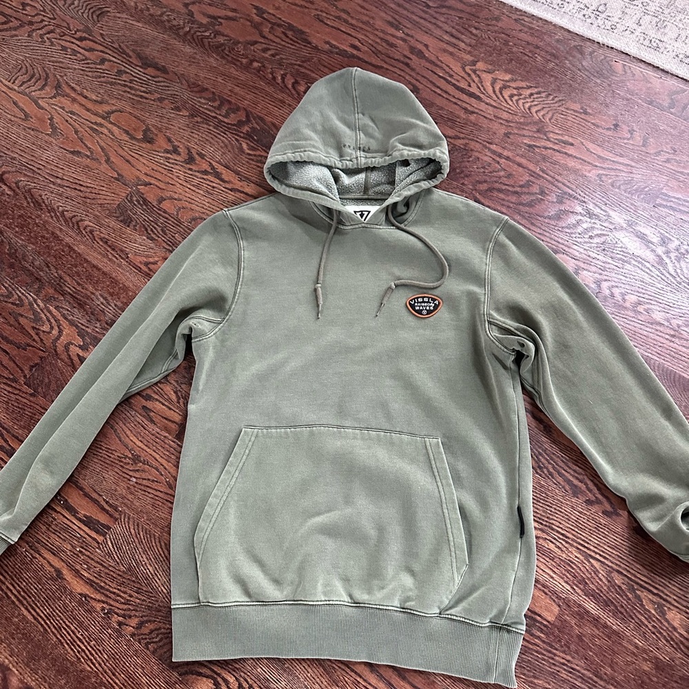 Men’s Vissla Hoodie Olive Green size Small